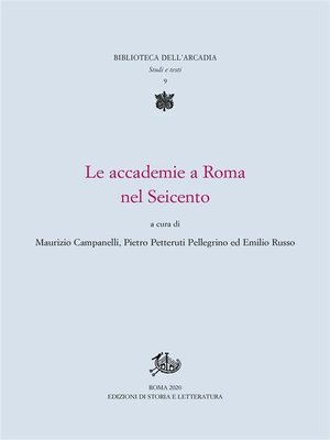 cover image of Le accademie a Roma nel Seicento